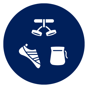 Climbing gear icon